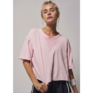 Free People Movement Pink Berry Inspire Tee Sz Medium